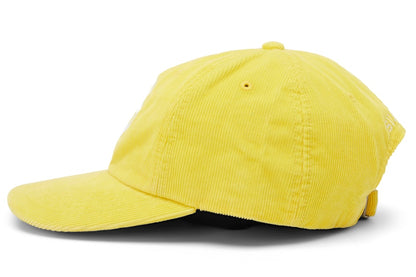 Supreme Fine Wale Corduroy S Logo 6-Panel Yellow