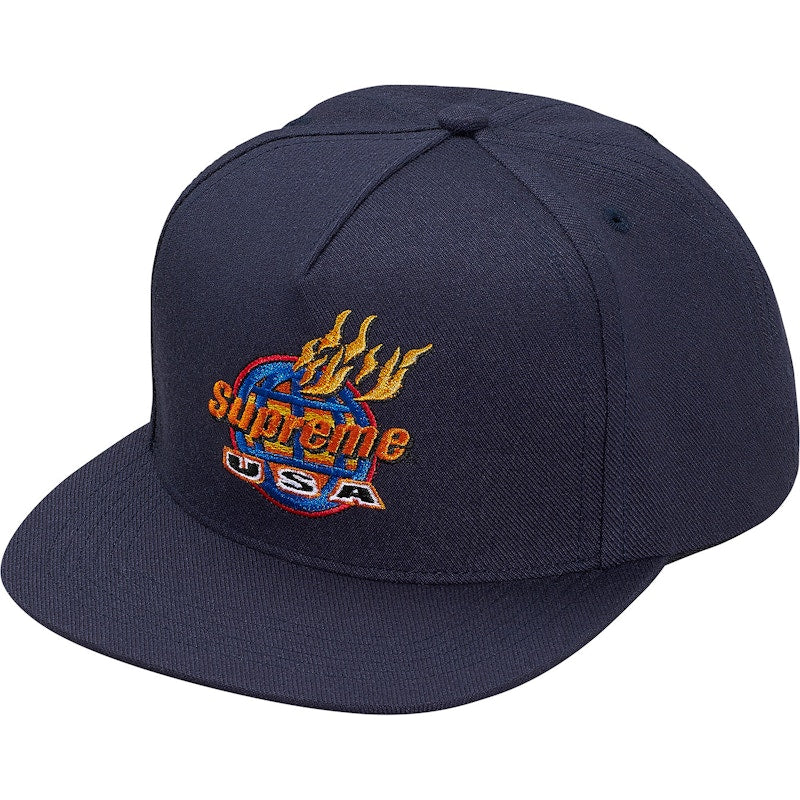 Supreme Fire 5-Panel Navy