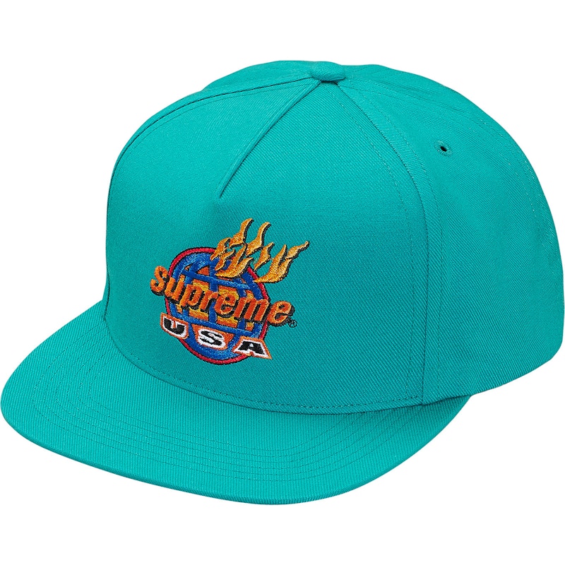 Supreme Fire 5-Panel Teal