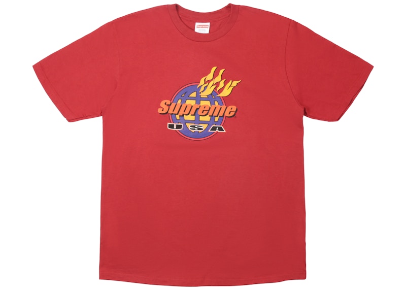 Supreme Fire Tee Brick