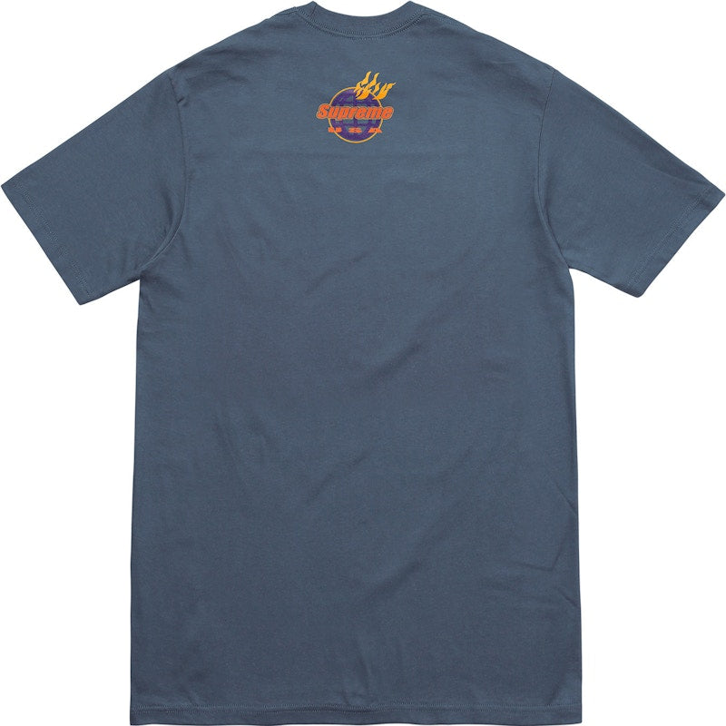 Supreme Fire Tee Dark Slate