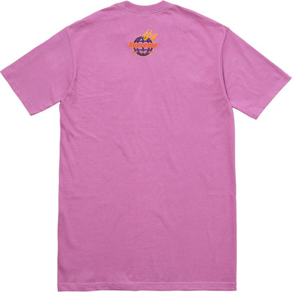 Supreme Fire Tee Light Purple