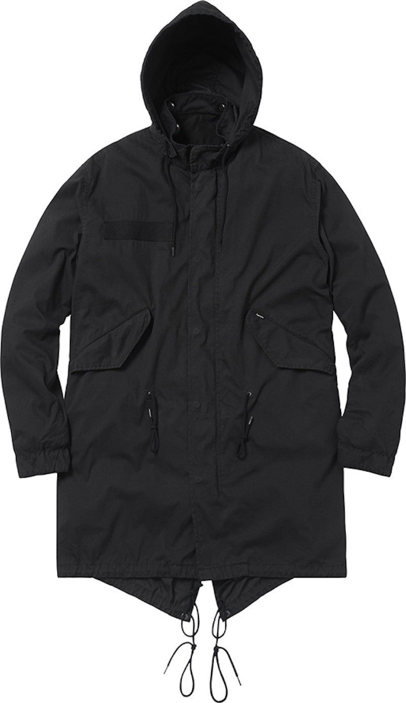 Supreme Fishtail Parka Black