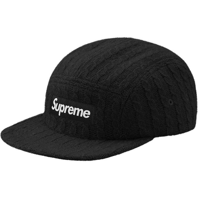 Supreme Fitted Cable Knit Camp Cap
