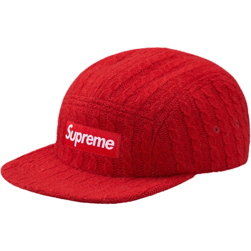 Supreme Fitted Cable Knit Camp Cap