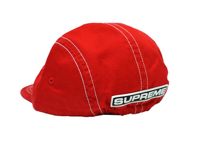 Supreme Fitted Rear Patch Camp Cap Red