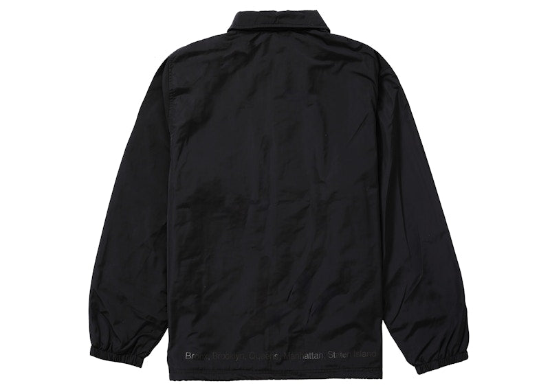 Supreme Five Boroughs Coaches Jacket Black
