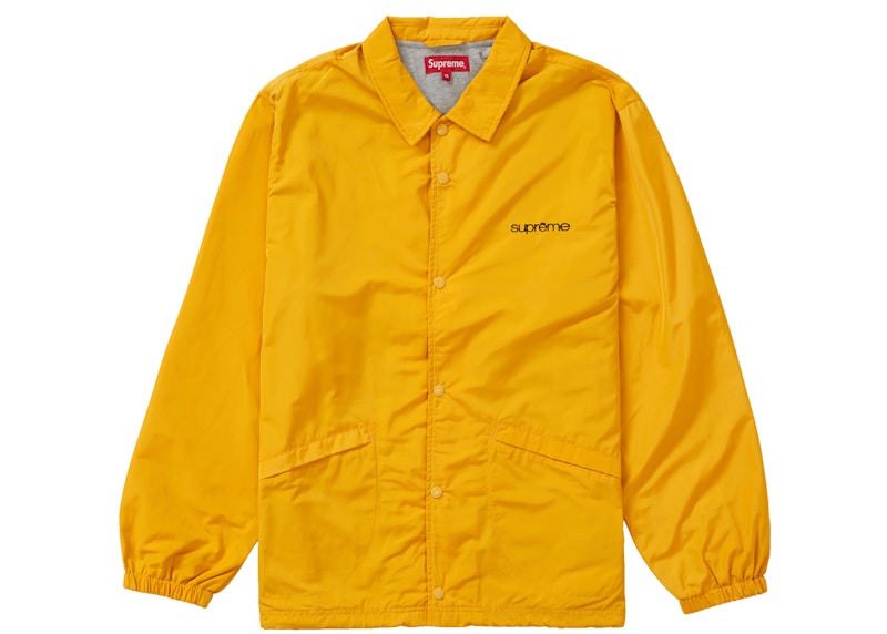 Supreme Five Boroughs Coaches Jacket Mustard