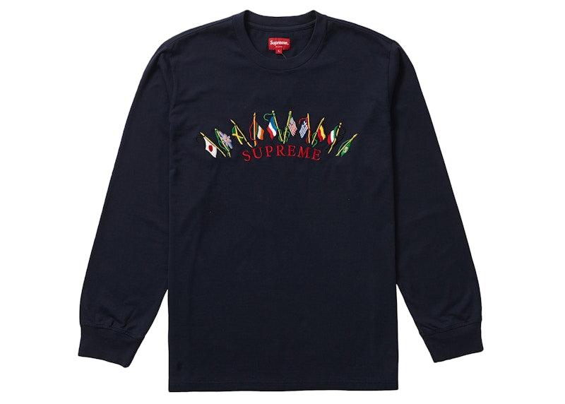 Supreme Flags L/S Top Navy