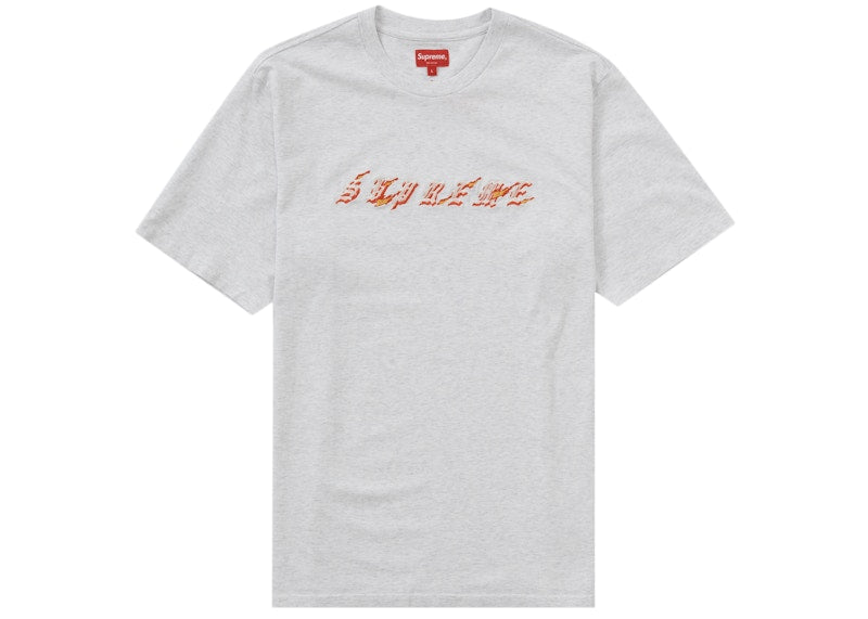 Supreme Flames S/S Top (SS22) Ash Grey