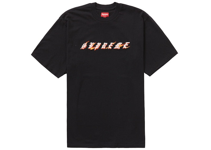 Supreme Flames S/S Top (SS22) Black