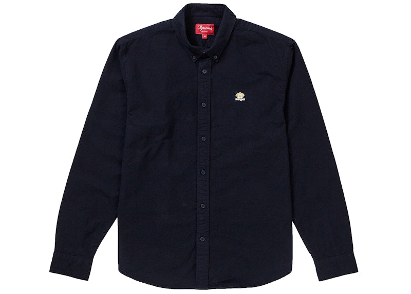 Supreme Flannel Oxford Shirt Black
