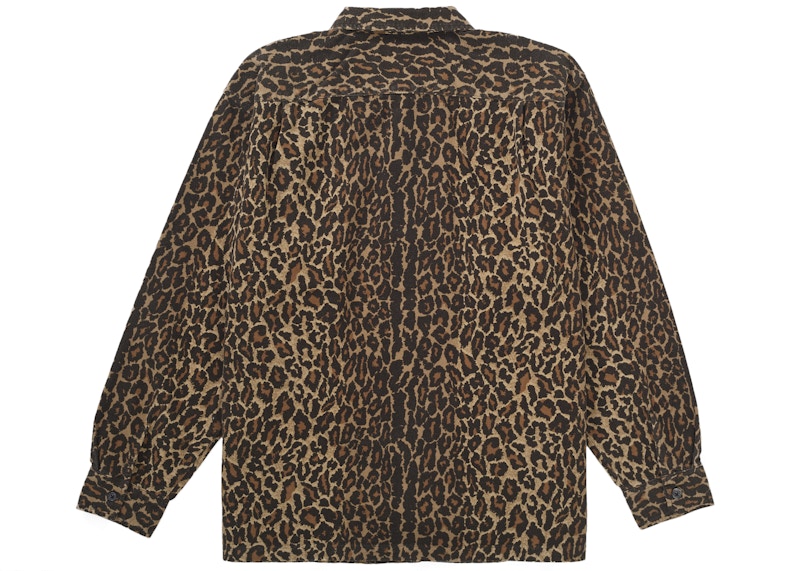 Supreme Flannel Pajama Shirt Leopard