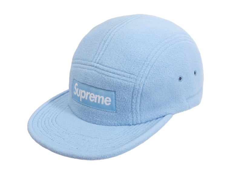 Supreme Fleece Pullcord Camp Cap Light Blue