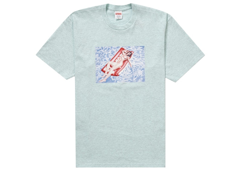 Supreme Float Tee Heather Blue
