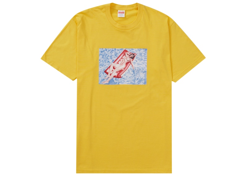 Supreme Float Tee Yellow