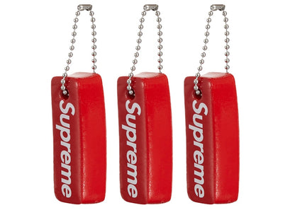 Supreme Floating Keychain (Set of 3) Red