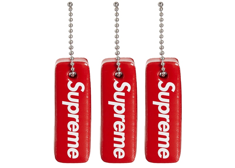 Supreme Floating Keychain (Set of 3) Red