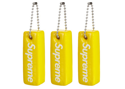 Supreme Floating Keychain (Set of 3) Yellow