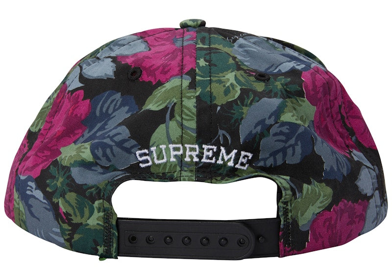 Supreme Floral 5-Panel Black