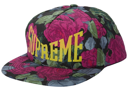 Supreme Floral 5-Panel Black