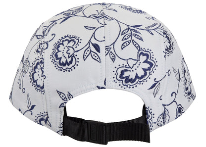 Supreme Floral Jacquard Camp Cap White