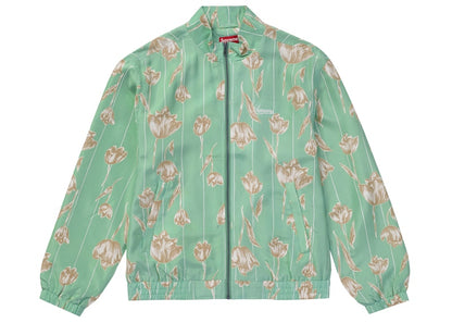 Supreme Floral Silk Track Jacket Mint