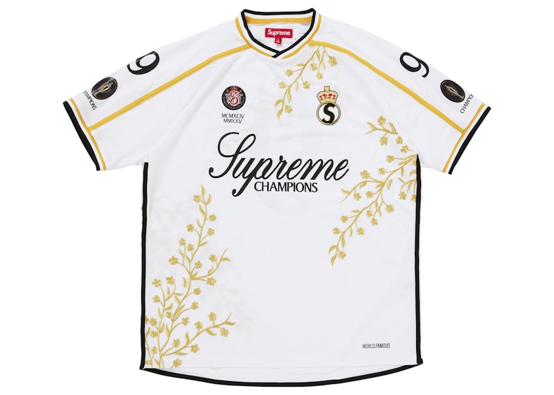Supreme Floral Soccer Jersey White