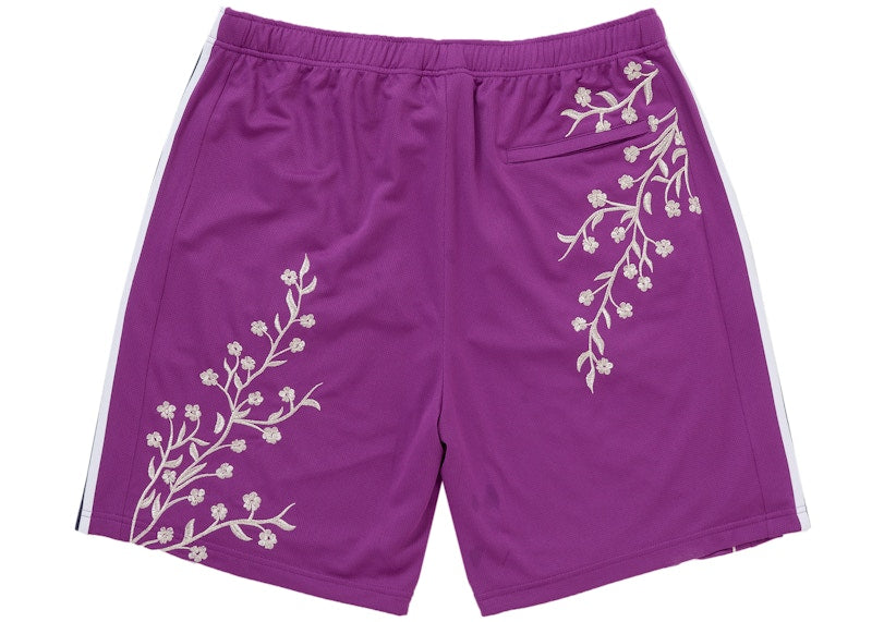 Supreme Floral Soccer Short Purple