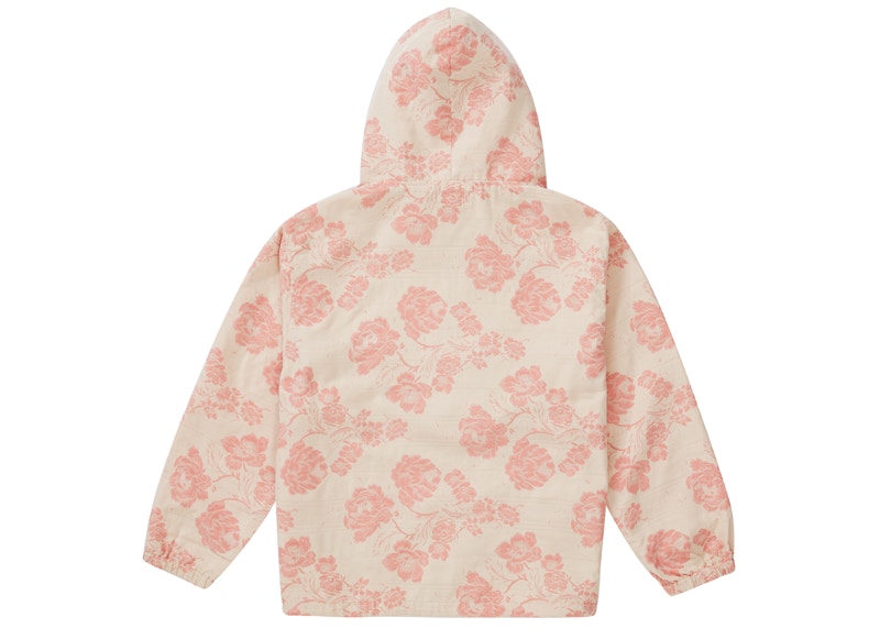 Supreme Floral Tapestry Anorak Pink