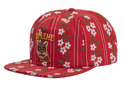 Supreme Flower Jacquard 5-Panel Red