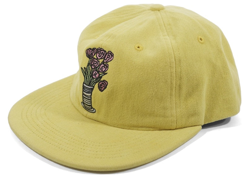 Supreme Flowers 6-Panel Yellow