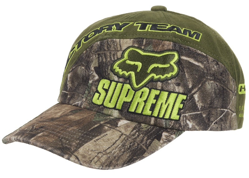 Supreme Fox Racing 6-Panel (FW25) Realtree Hardwoods Camo