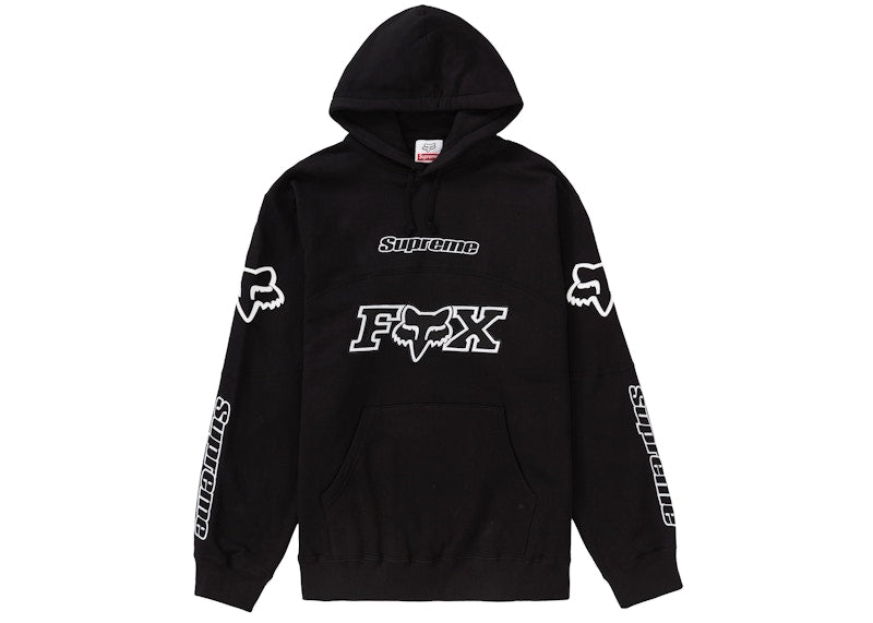 Supreme Fox Racing Hooded Sweatshirt Black