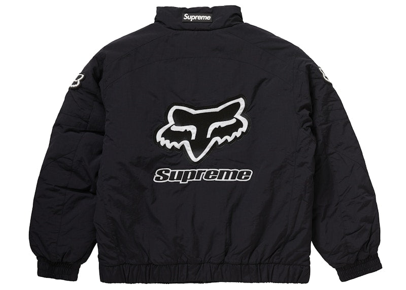 Supreme Fox Racing Puffy Jacket Black