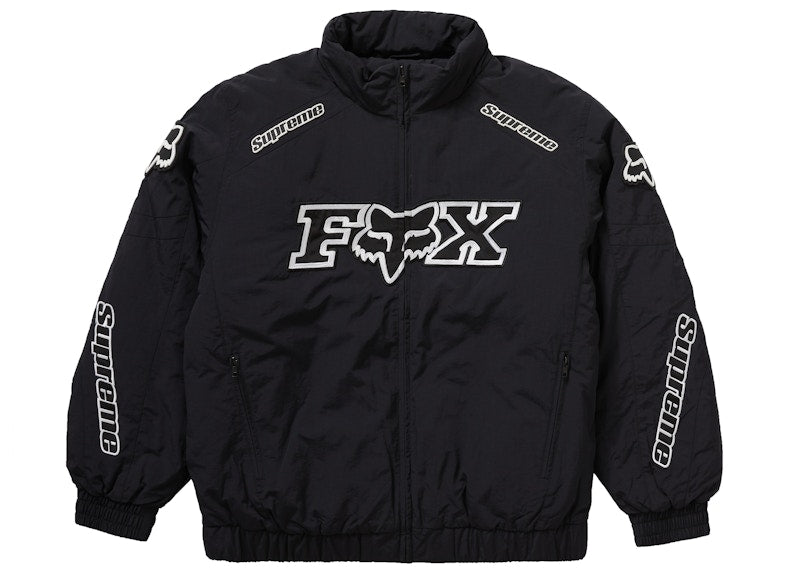 Supreme Fox Racing Puffy Jacket Black