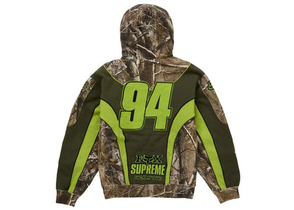 Supreme Fox Racing Zip Up Hooded Sweatshirt Realtree Hardwoods Camo