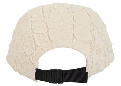 Supreme Frayed Croc Denim Camp Cap Natural