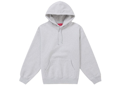 Supreme Frayed Hooded Sweatshirt Heather Grey