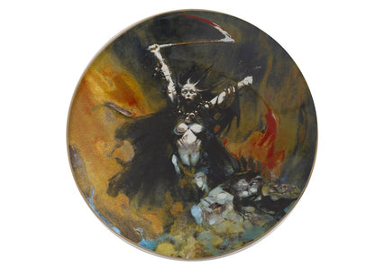 Supreme Frazetta Plate Woman With Scythe