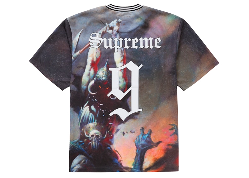 Supreme Frazetta Soccer Jersey Death Dealer