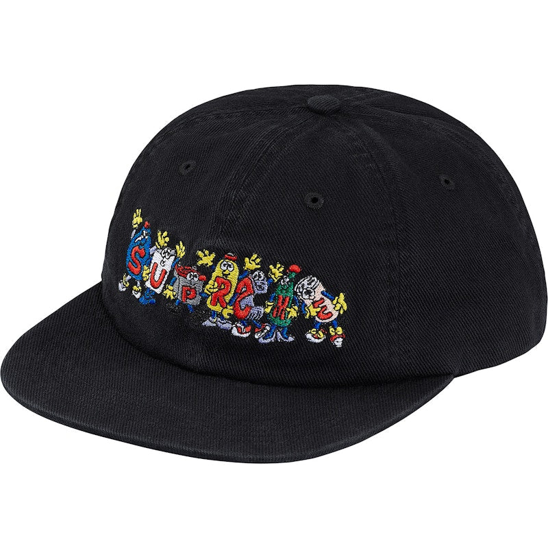 Supreme Friends 6-Panel Black