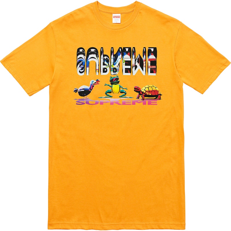 Supreme Friends Tee Mustard