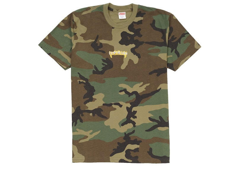 Supreme Fronts Tee Woodland Camo