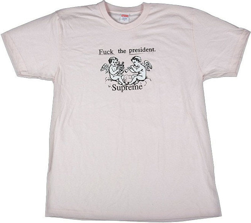Supreme Ftp Tee Light Pink