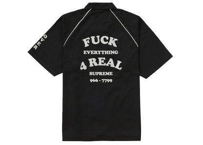 Supreme Fuck Everything S/S Work Shirt Black