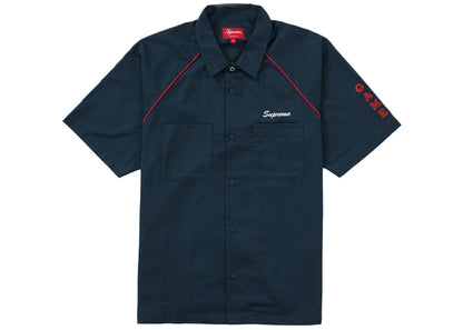 Supreme Fuck Everything S/S Work Shirt Light Navy