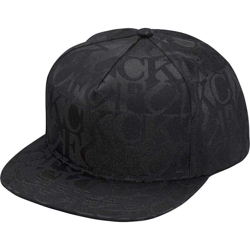Supreme Fuck Jacquard 5-Panel Black