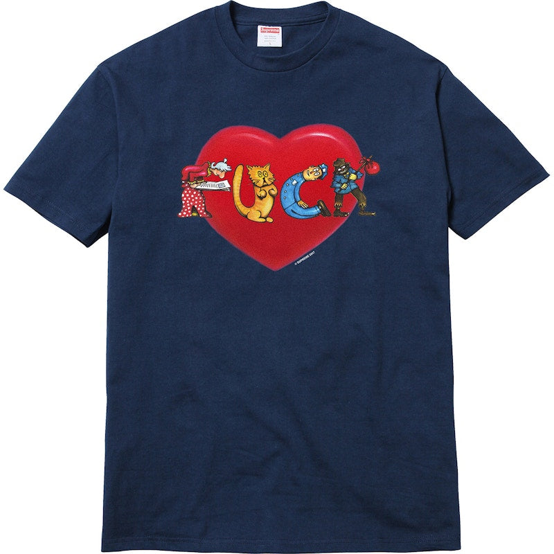 Supreme Fuck Love Tee Navy