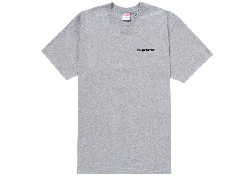 Supreme Fuck Money Tee Heather Grey